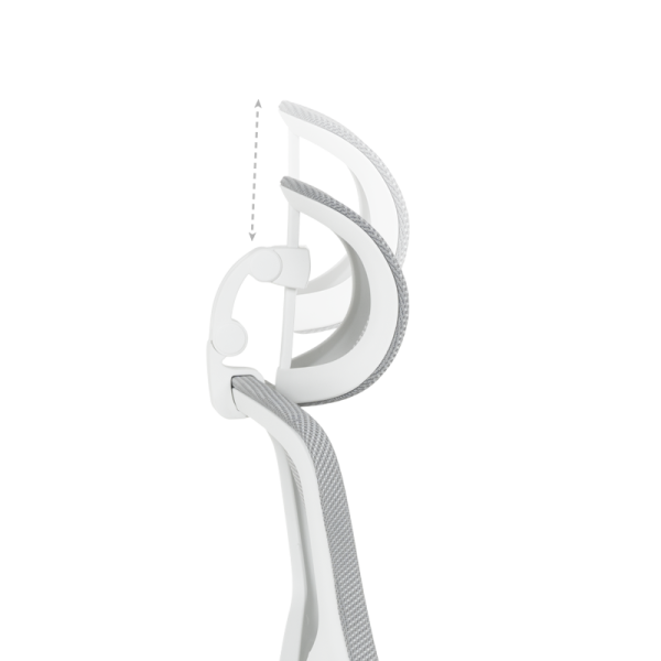 Ергономичен стол Carmen 7901 W - сив