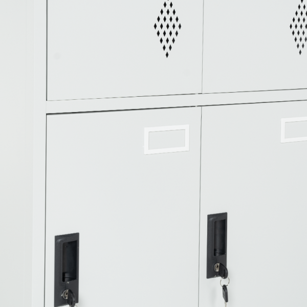 Метален шкаф Carmen CR-1244 GR - сив