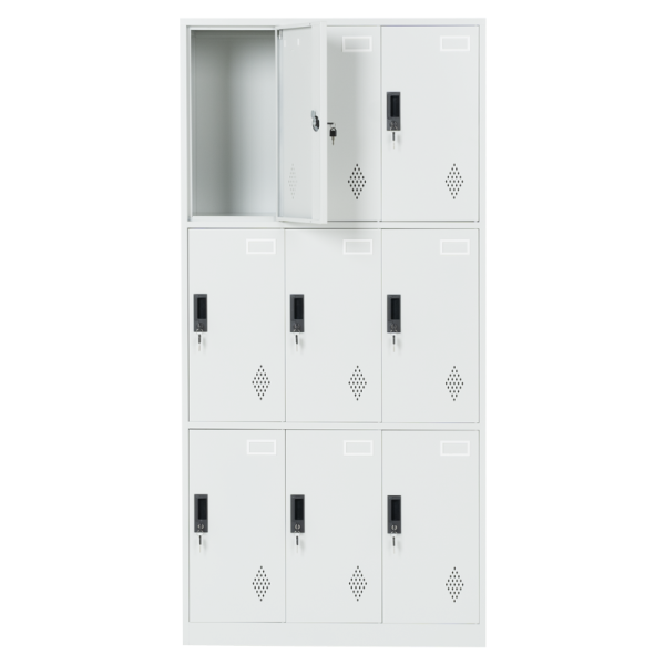 Метален шкаф Carmen CR-1244 GR - сив