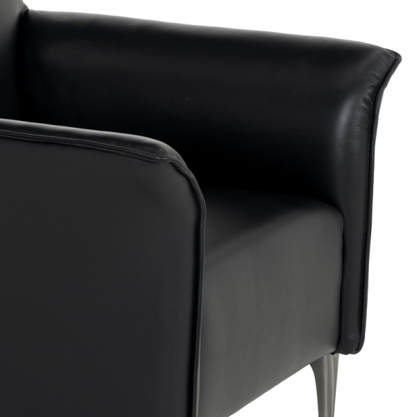 Кожен фотьойл NEXO LUX - черен