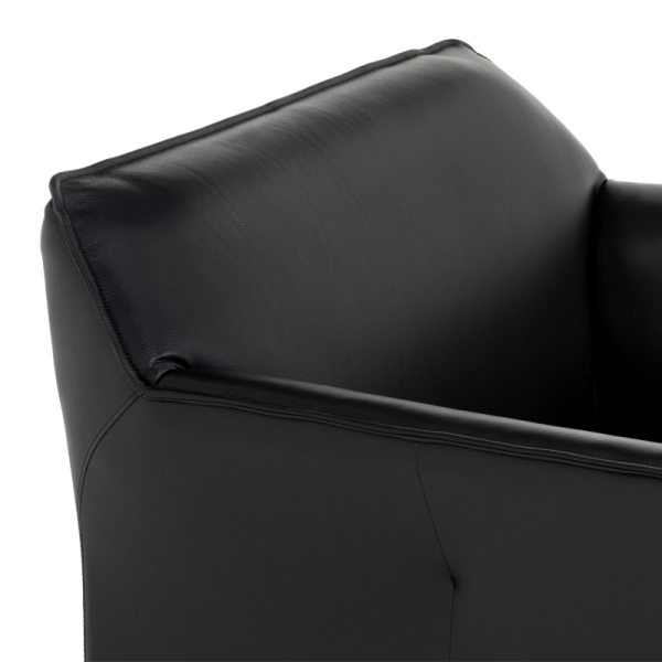 Кожен фотьойл NEXO LUX - черен