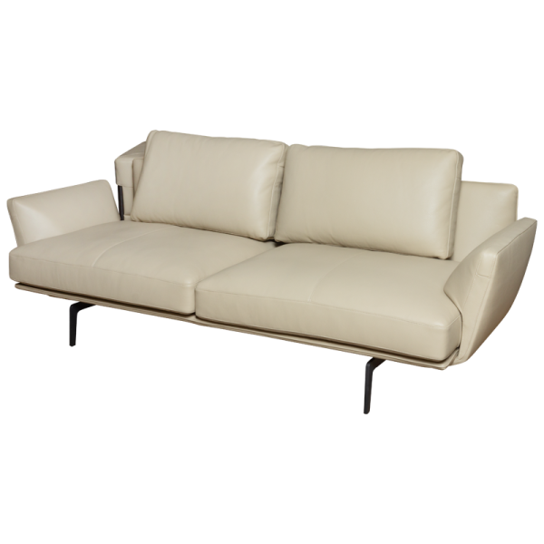 Кожен диван - тройка GRAM LUX - бежов