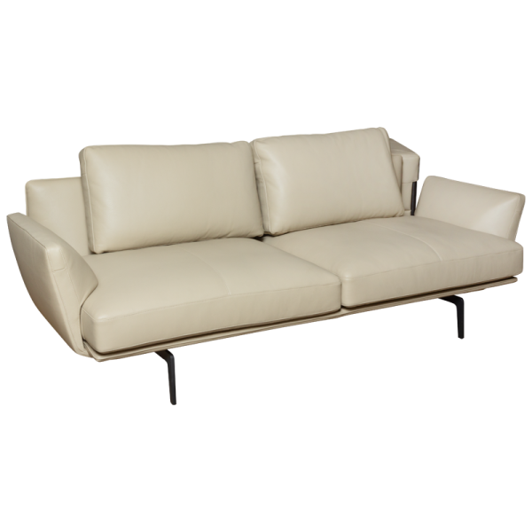 Кожен диван - тройка GRAM LUX - бежов