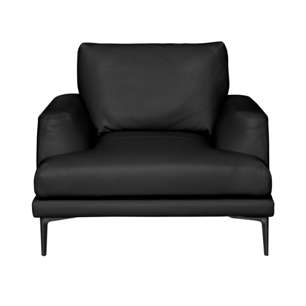 Кожен фотьойл GRASTEN LUX - черен