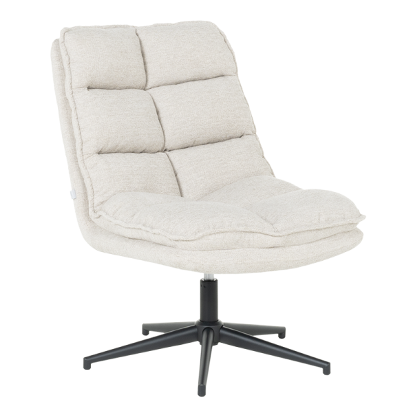 Кресло с табуретка JANET - крем