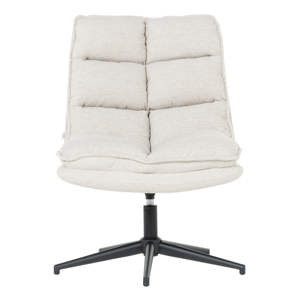 Кресло с табуретка JANET - крем