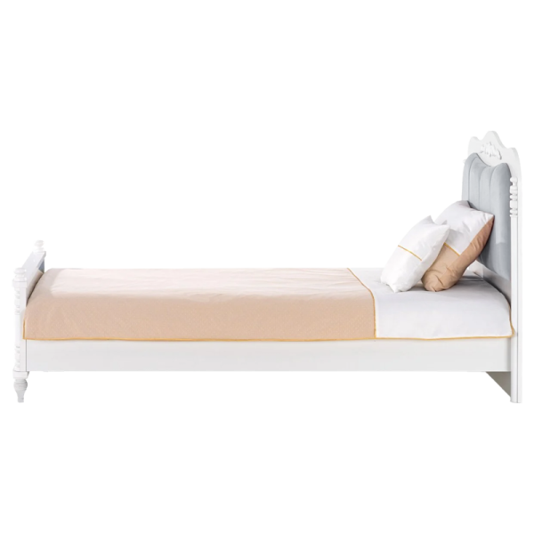 Детско легло NIL 100 x 200 - бялo/сиво