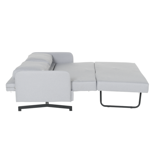 Разтегателен диван - двойка SCARLET - светлосив