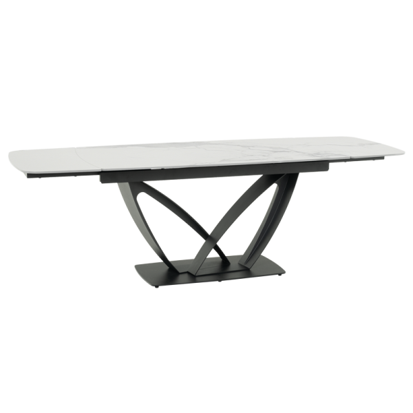 Разтегателна трапезна маса TORUN - бяла