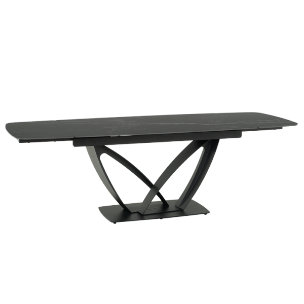 Разтегателна трапезна маса TORUN - черна