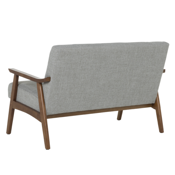 Двуместно канапе PABLO - орех / сиво