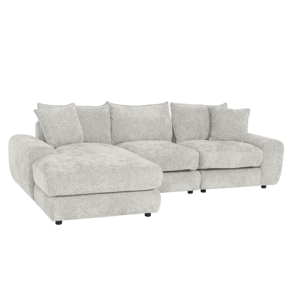 Ъглов диван INONGO ляв - крем