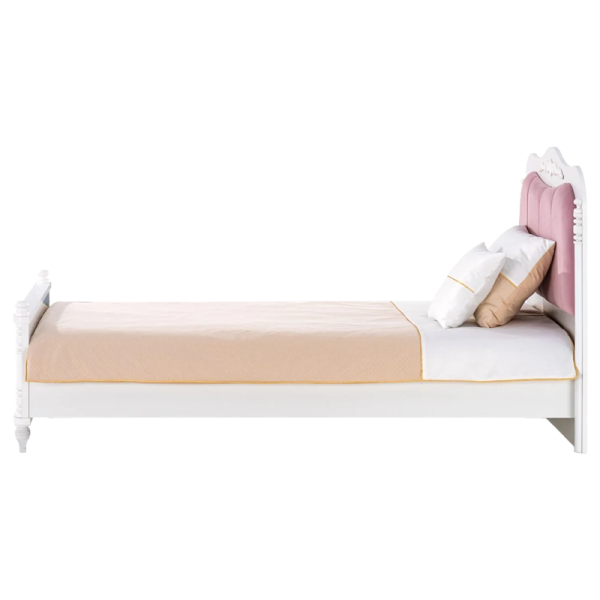 Детско легло NIL 100x200 бял – розов/ комфорт и стил