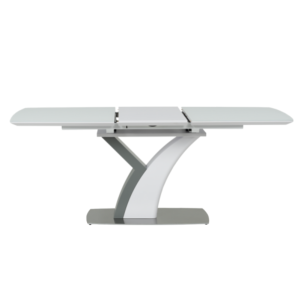 Разтегателна трапезна маса OMIS - бяла