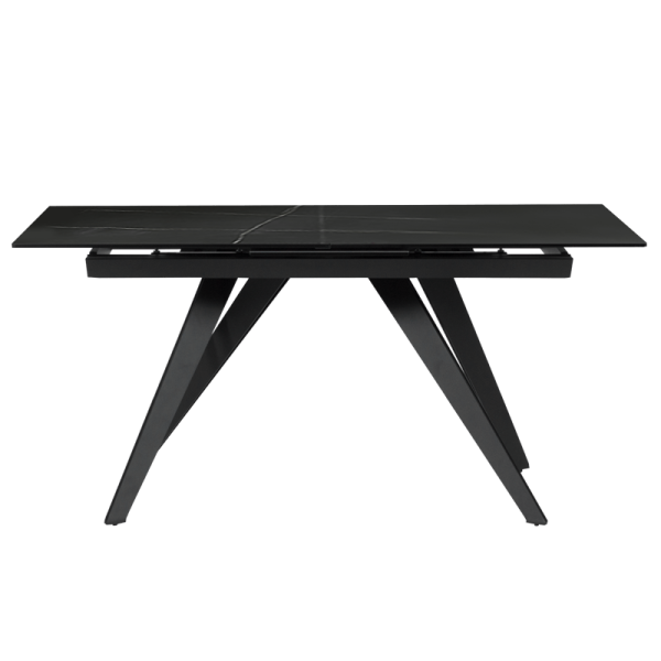 Разтегателна трапезна маса KONIN - черна