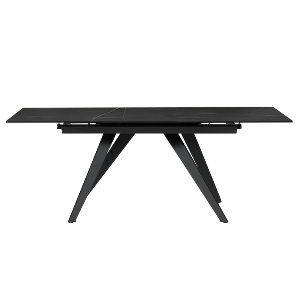 Разтегателна трапезна маса KONIN - черна