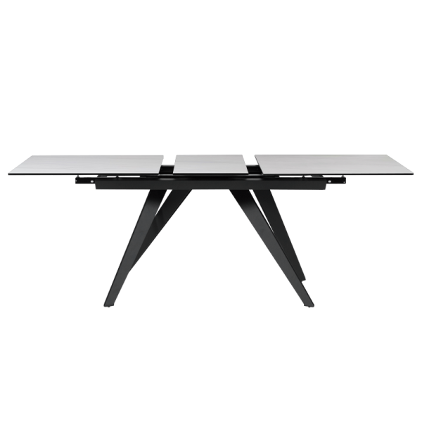 Разтегателна трапезна маса KONIN - бяла