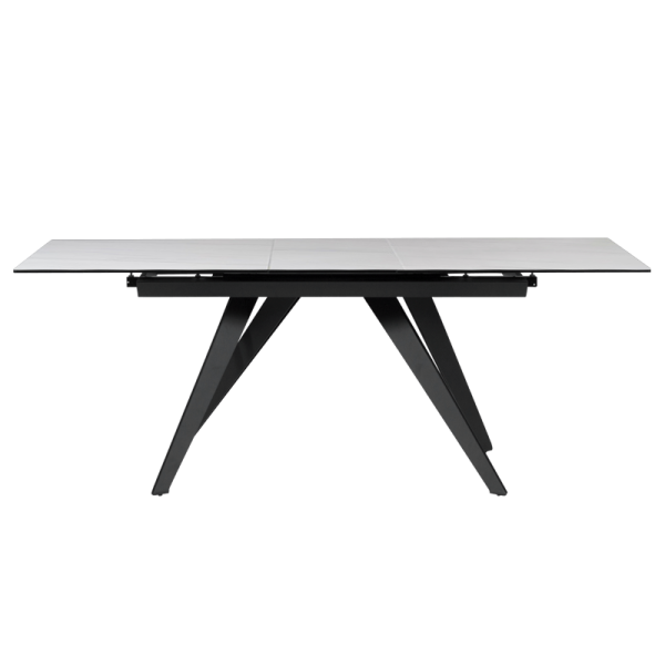 Разтегателна трапезна маса KONIN - бяла