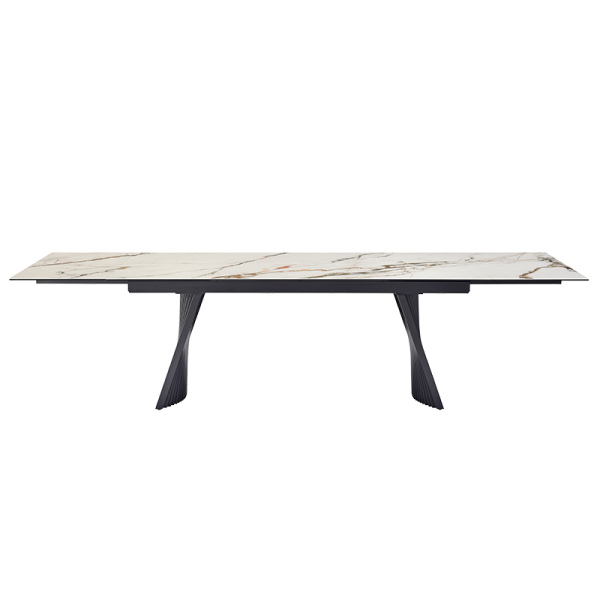 Разтегателна трапезна маса KOWAL - бяла