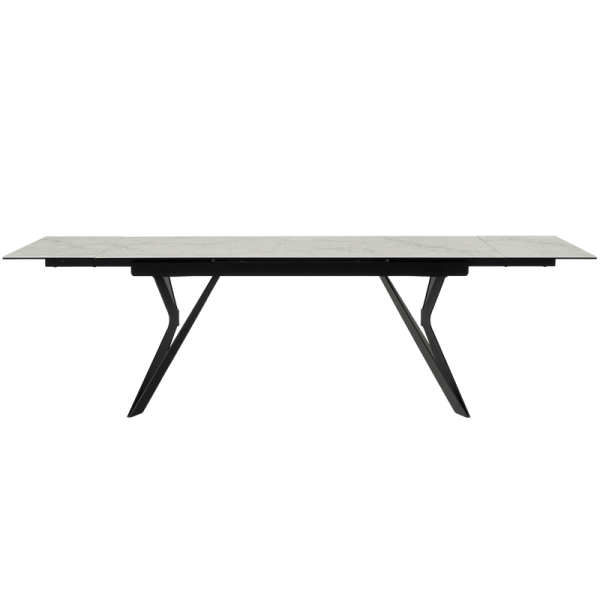 Разтегателна трапезна маса MARKI - бяла