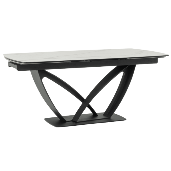 Разтегателна трапезна маса TORUN 2 - бяла