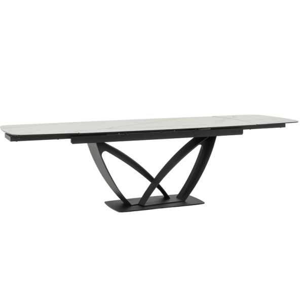 Разтегателна трапезна маса TORUN 2 - бяла