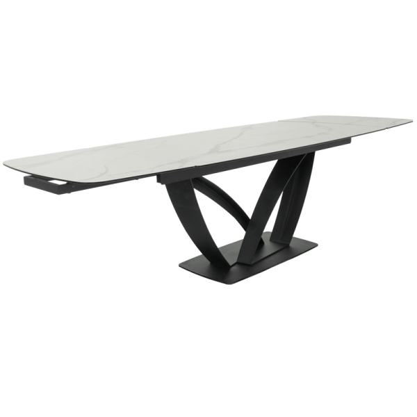 Разтегателна трапезна маса TORUN 2 - бяла