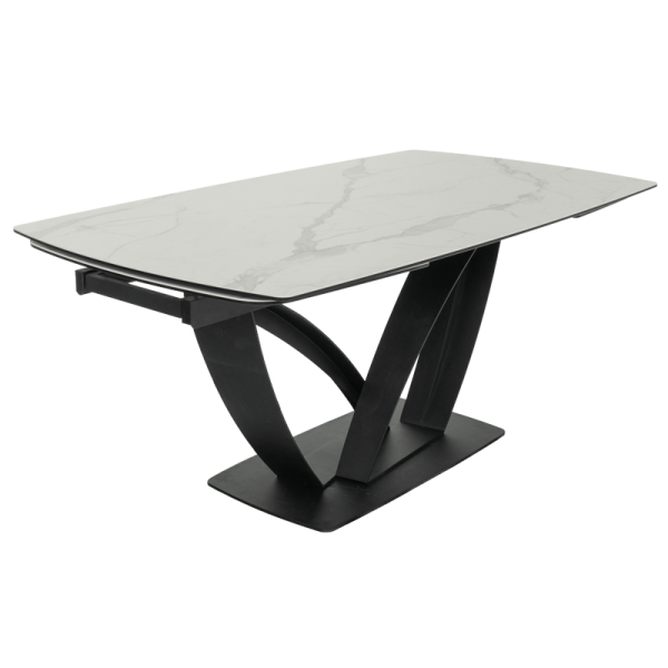 Разтегателна трапезна маса TORUN 2 - бяла