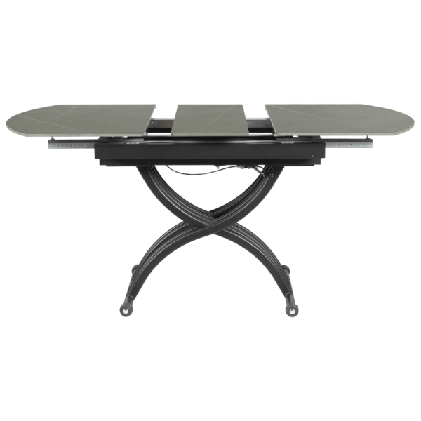 Разтегателна маса с повдигащ механизъм LESKO - сива