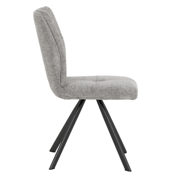 Трапезен стол MALDON - сив R 07