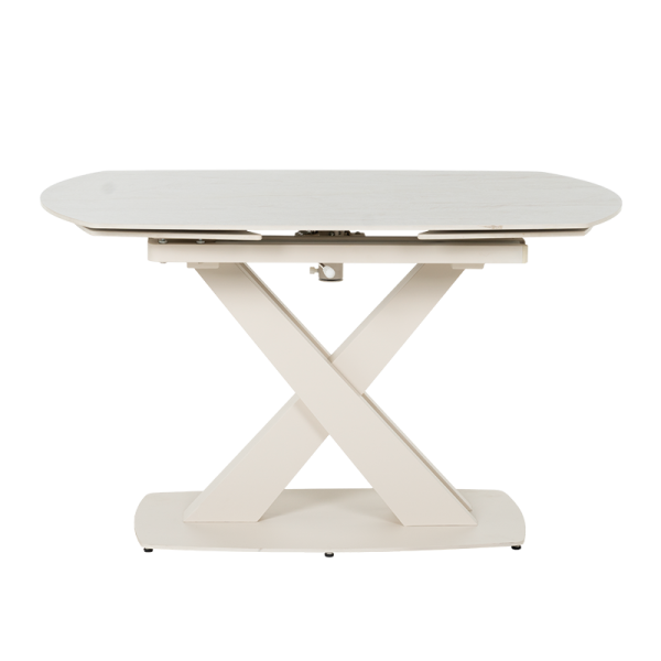 Разтегателна трапезна маса MATEO - крем