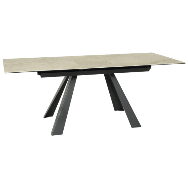 Разтегателна трапезна маса LASK - сива