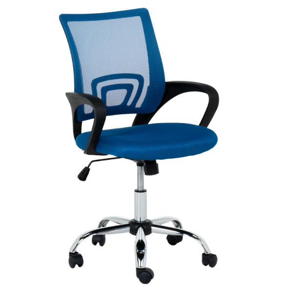 Работен офис стол Carmen 7050-1 LUX - син