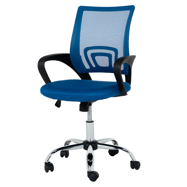 Работен офис стол Carmen 7050-1 LUX - син