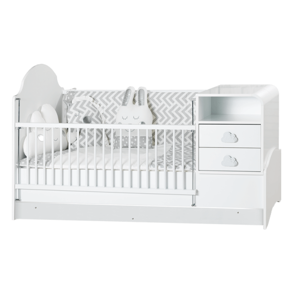 Бебешка кошара и детско легло 2в1 PORI 80 x 180