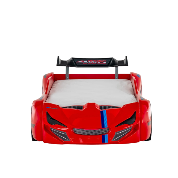 Детско легло TURBO CAP 90 x 190 - червено