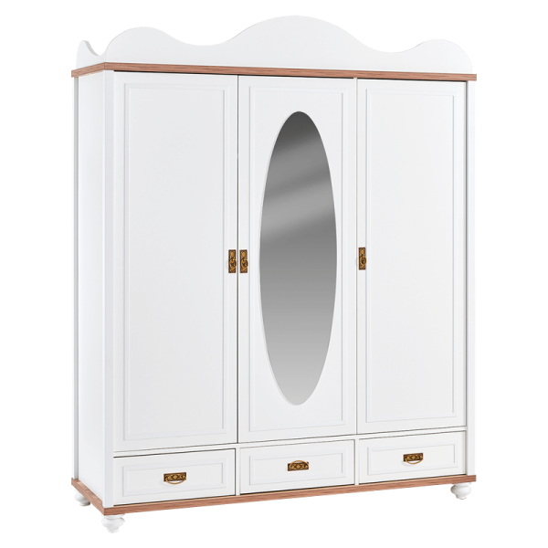 Трикрилен детски гардероб TIFFANY