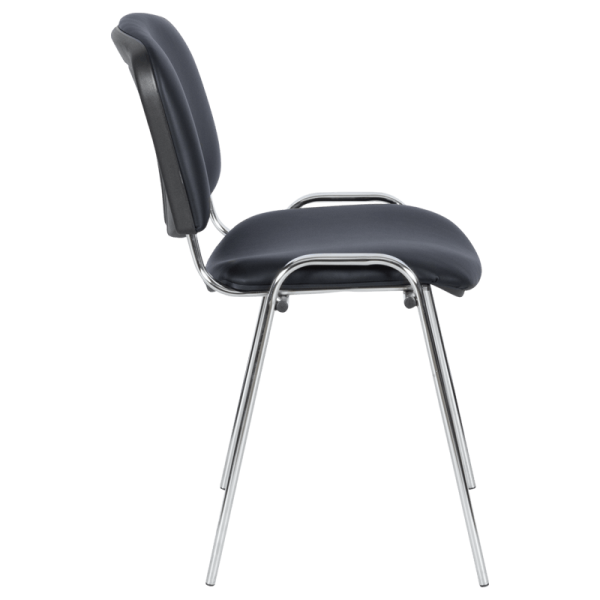 Посетителски стол Carmen 1135-1 LUX - черен N