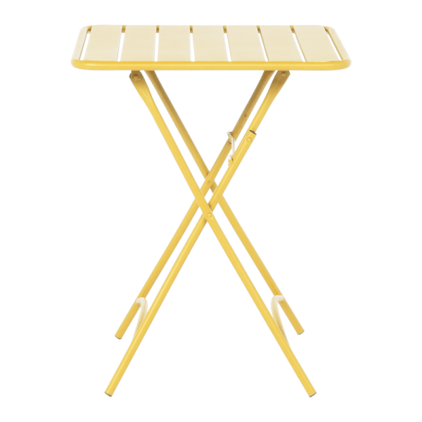 Сгъваема кетъринг маса OKENE - жълта