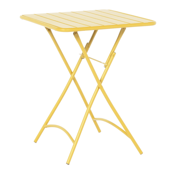 Сгъваема кетъринг маса OKENE - жълта
