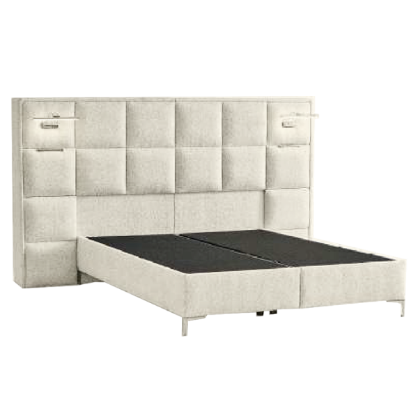 Тапицирана спалня с матрак I SLEEP 160 х 200 - шампанско 318