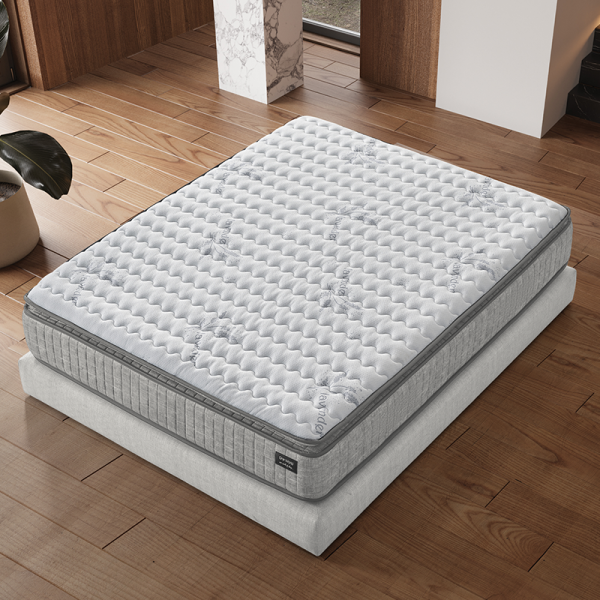 Тапицирана спалня с матрак PICASSO 160 x 200 - бежов 626