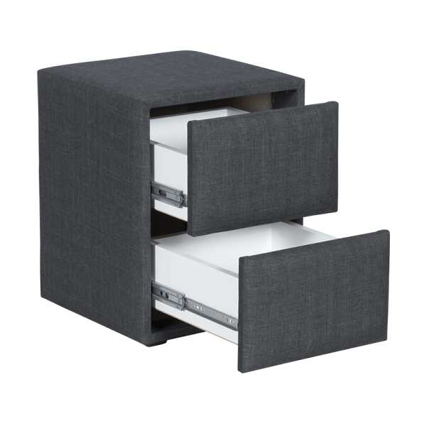 Нощно шкафче за спалня PICASSO - графит 501