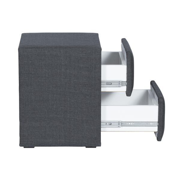 Нощно шкафче за спалня PICASSO - графит 501