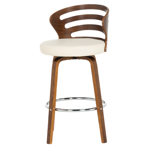 Бар стол Carmen 4041 - орех - крем