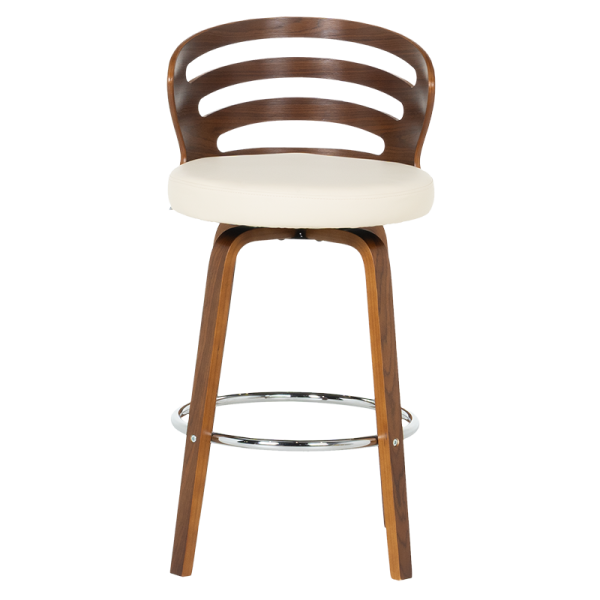 Бар стол Carmen 4041 - орех - крем