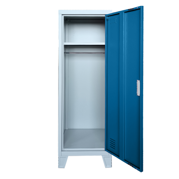 Метален шкаф Carmen CR-1605-1 JZ - сив / син