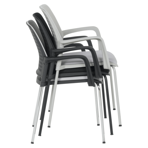 Посетителски стол Carmen 1138 - черен