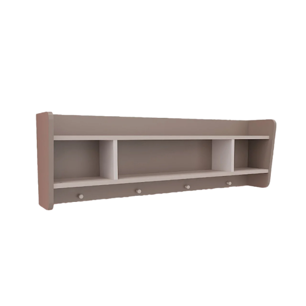 Стенен рафт със закачалка RIGA