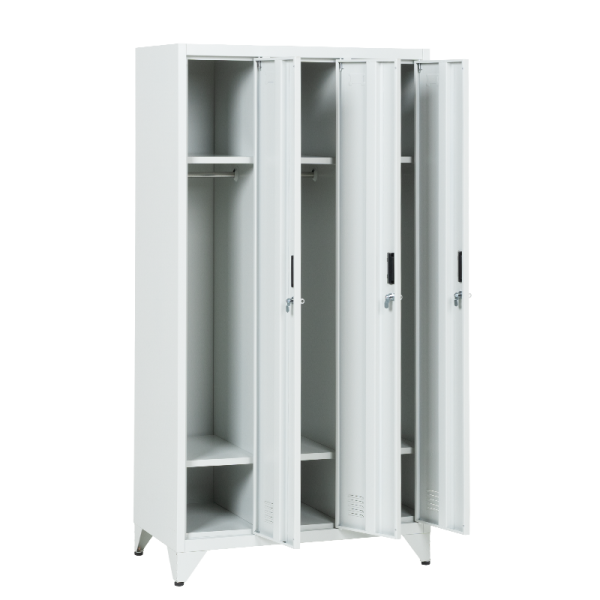 Метален шкаф Carmen CR-1295 K - сив